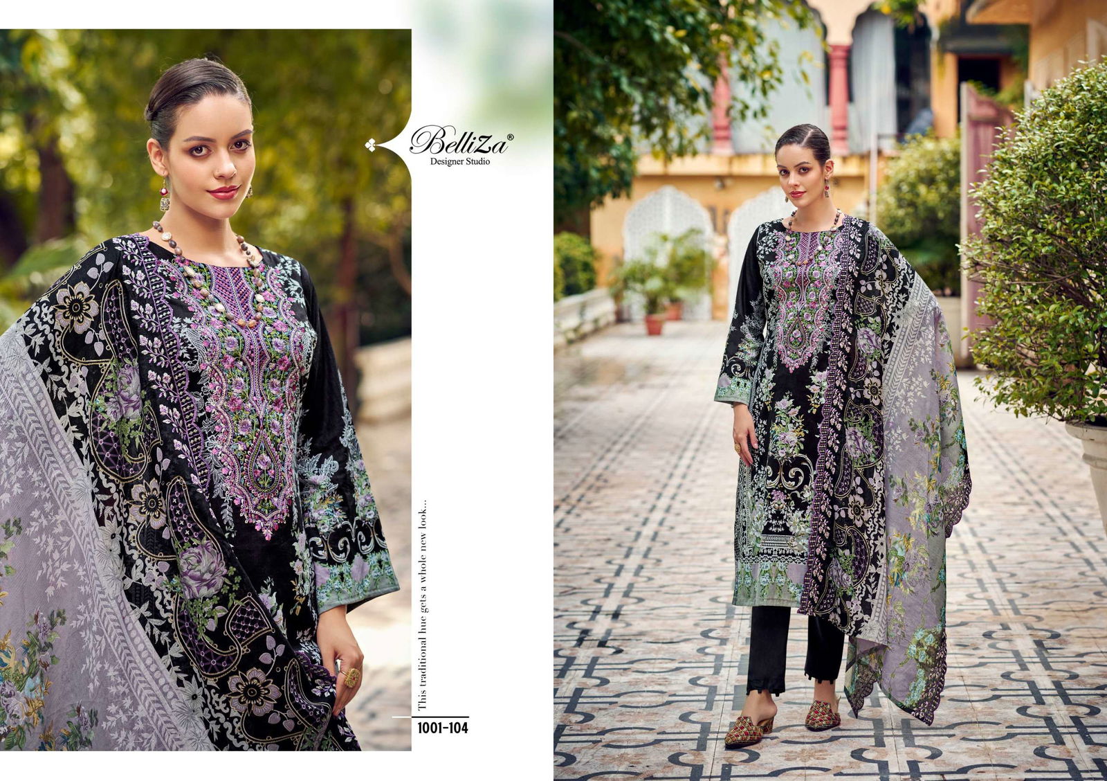 Guzarish Vol 16 By Belliza Embroidery Cotton Printed Dress Material Wholesale Shop In Surat